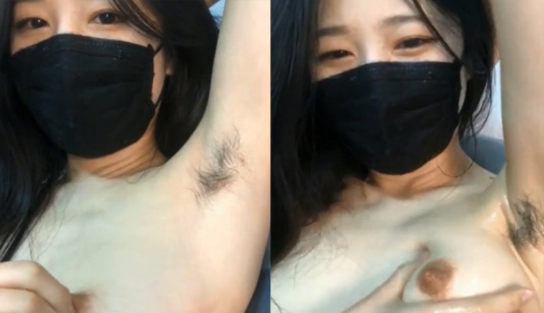 สาวเกาหลีไลฟ์สด โชว์หัวนมสีชมพู