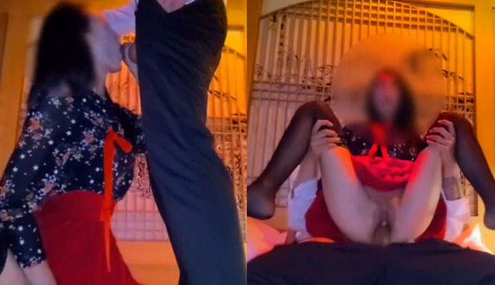 OF主 Rayainxxx 黑絲小姐姐舔濕肉棒再坐上去瘋狂騎乘,抽插高潮無套爽爆