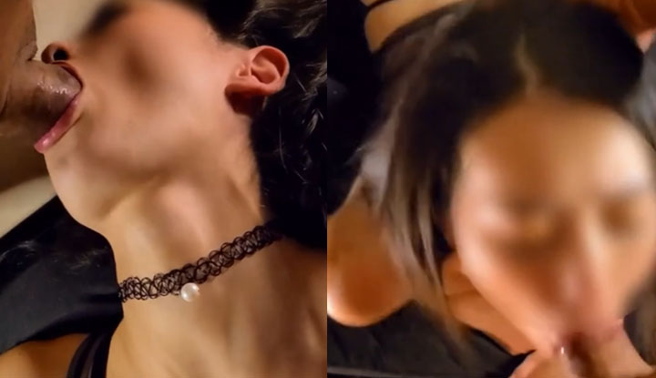 สาวสวยเซ็กซี่ Rayainxxx ผู้หญิงเซ็กซี่แสดงทักษะการเป่าปี่ของเธอ อมลึก ๆ