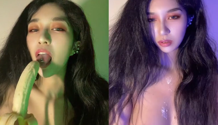 OF Fantasyyuanm~Sexy beauty strips naked and reveals tits so lewd