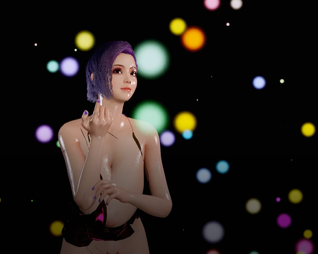 怎么跳就是掉不下来的紫舞裙