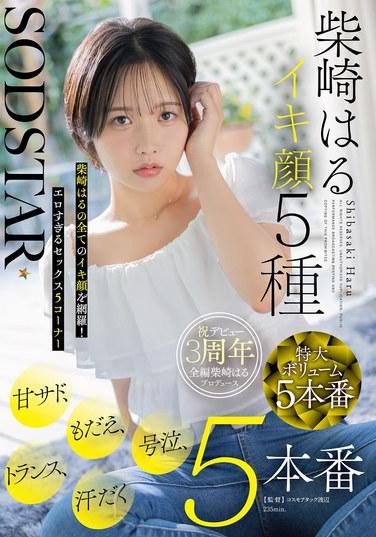 SODSTAR ฮารุ ชิบาซากิ 5 สีหน้าขณะถึงจุดสุดยอด: ซาดิสม์แสนหวาน, คราง, ร้องไห้, ภวังค์ และเหงื่อท่วม 5 ฉาก