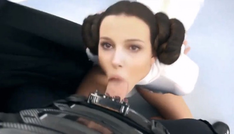 [AI換臉] 歐美演藝圈淫夢再現~莉亞公主神聖誕生！