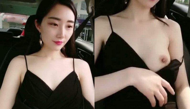 สาวไลฟ์ชั้นสูงขับรถไปชานเมืองกับคู่เย็ดของเขาเพื่อเล่นเสียวในป่า! (1)