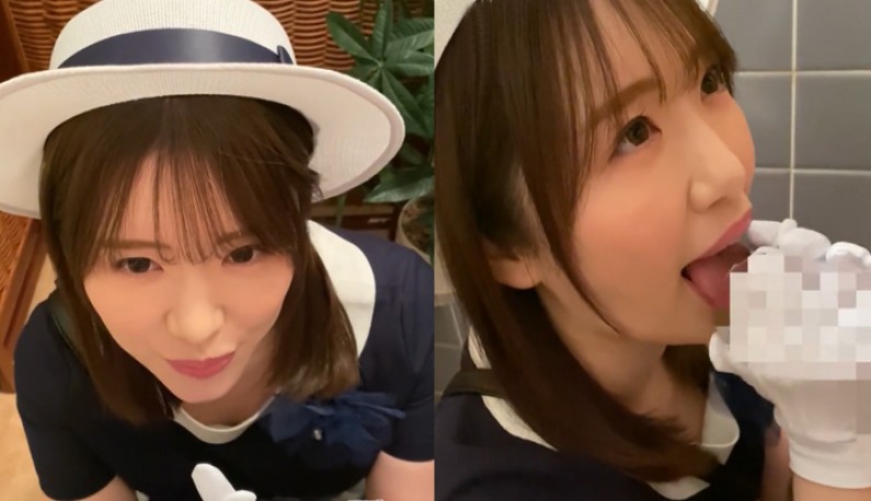 [FC2]พนักงานต้อนรับในลิฟต์ บริการพิเศษเสียวในห้องน้ำช่วงพักเที่ยง (FC2-PPV-1432629)