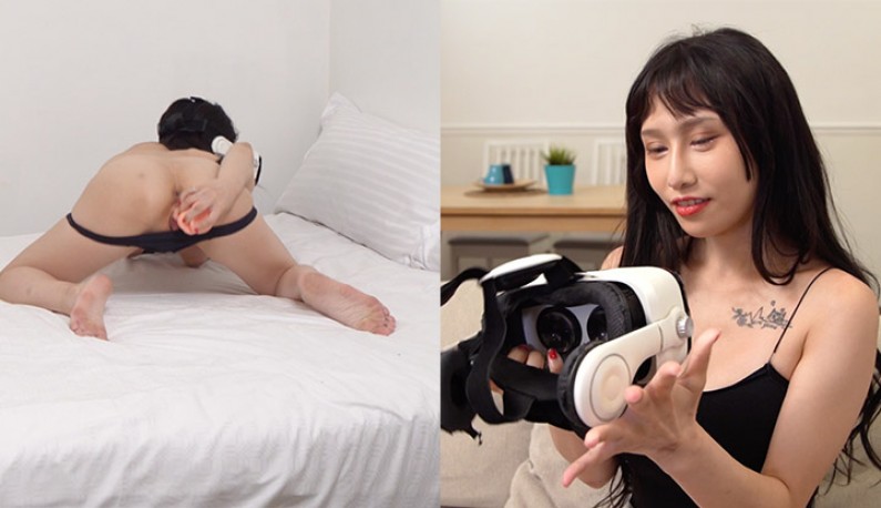 [獨家台片] 趁男友不在家偷偷用他的VR尻尻神器~ 體驗一下偷情快感! (預告)
