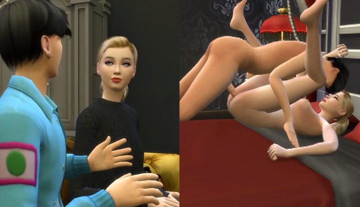 มีเตียงเพียงเตียงเดียว ร่างเล็กของลูกชายอยู่ข้างๆ แม่ที่หิวโหยทนไม่ไหวโถมกายเข้าใส่!