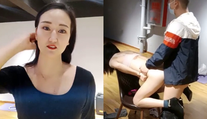 Yujie's dance teacher is super bold. After class, she goes straight to the classroom and dances hotly~