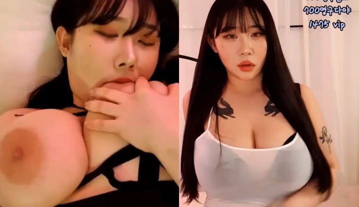 [Korea] Two bobas swayed and collided~ Big breasts knocked people dizzy
