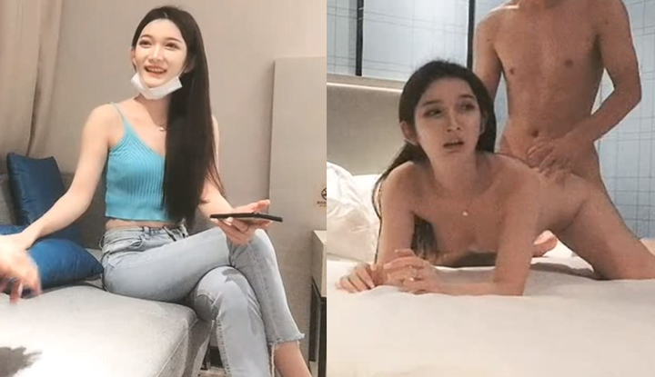 Handsome guy hooks up with a DJ girl who has a top-notch body and good looks and rides on top