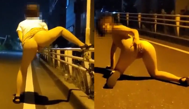 [ญี่ปุ่น] [Ultimate Wife Toilets] เผยเจ้าแม่แกล้งทำเป็นหมากลางถนนเกลี้ยกล่อมผู้สัญจรไปมา