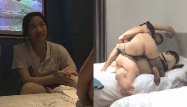 เพิ่มทิปให้ช่างนวดหญิง 2 คนมาเสิร์ฟ ~ ใช้เทคนิคการนวดบนเตียงที่แรงที่สุด