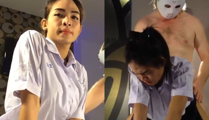 [泰國] 劇情大反轉～馬尾妹子與面具男的情慾交合，最後竟發現是偽娘～