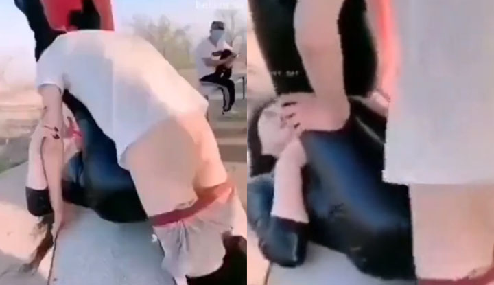 Sự cố lộ thông tin trên mạng ~ quan hệ tình dục giữa ban ngày để các anh lớn trong công viên xem