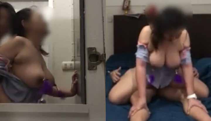 [ไทยแลนด์] หน้าอกใหญ่สั่นอย่างแรงกล้า - ดูมากเกินไปทำให้ฉันเวียนหัว