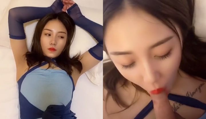 สาวปากแดงสุดเซ็กซี่สวมชุดแบรนด์ดัง เพื่อบังคับให้เธอฉีกถุงน่องแบรนด์เนมและดันให้มากที่สุด~