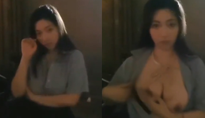 Follow the instructions of the owner to display a large chest on Twitter, a high-class low-quality woman Shuyue ~