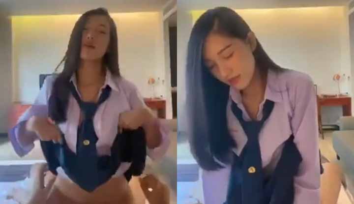 [泰國] 學生制服都還沒脫～就急著坐上去享受了