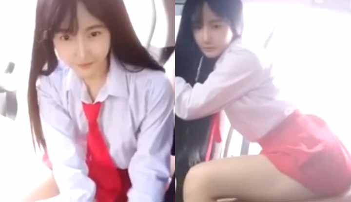 [泰國] 小小學生正妹真懂玩～開車到郊野直接操起來省了開房錢