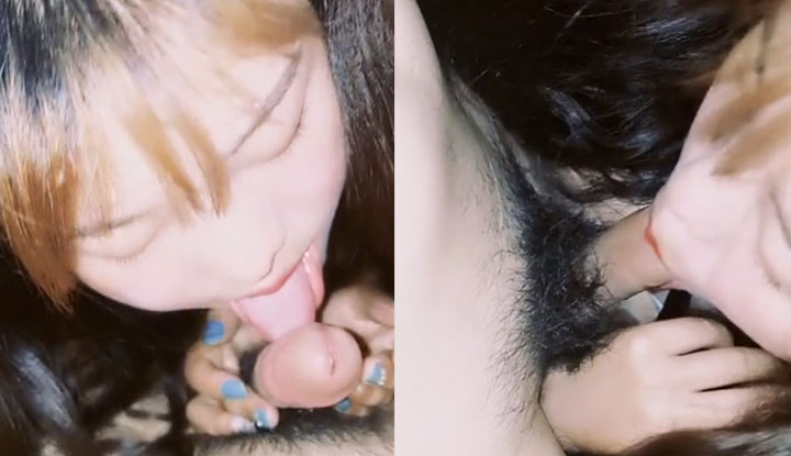 The daughter-in-law's oral work is so good, the licking husband moaned again and again, and the drilled horse's eyes were drained and drained!