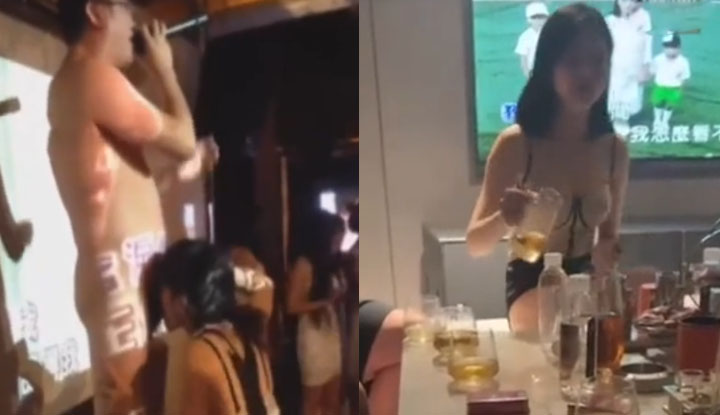 คลิปดังในอินเตอร์เน็ต นักศึกษาฝึกงานที่โรงพยาบาลฉางโจว โดนลากไปบริการผู้บริหารในร้านคาราโอเกะ