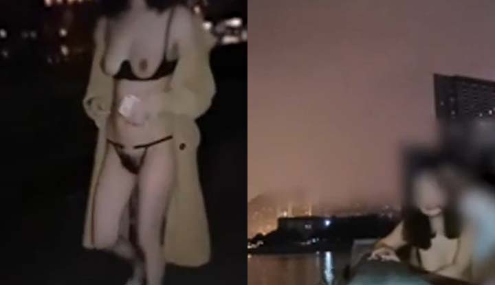 Twitter Top Long Legs Big Tits NTR Cuckold Prostitute Wife Control【Abeng】～Slutty Wife Slut Goes to the Wild Without Sleeping in the Middle of the Night to Seek Thrills (LC001)