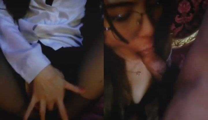 [台灣] SWAG quanna～2021新年第一炮眼鏡娘OL 小秘書黑絲高跟鞋