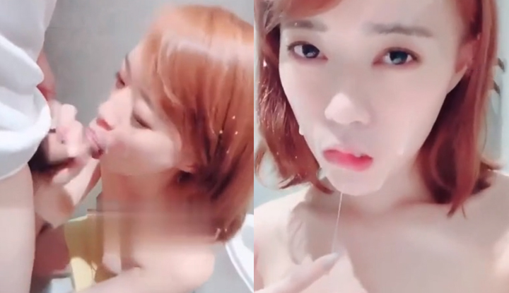 [TAIWAN] SWAG royababy~ Foda dupla de homens no banheiro do bar, com jatos de esperma no rosto, tão obsceno!