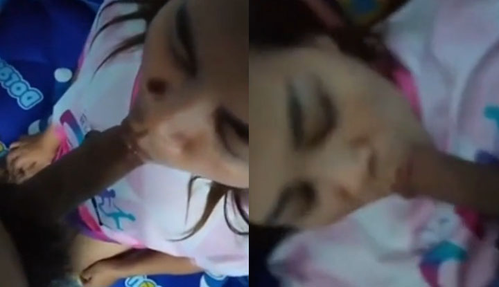 คลิปหลุดสาวโรงงานนวนครเย็ดกับผัวเพื่อนในห้องเช่า เมียมาเห็นคลิปโป๊ในมือถือเลยเอามาปล่อยประจานในทวิตเตอร์