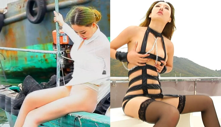 Adventure day trip, put on different clothes can also be very fashionable in the harbour~