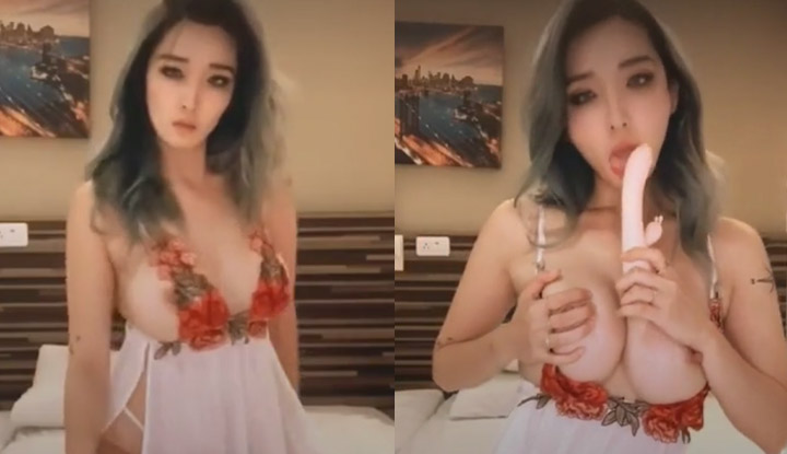 [Taiwan] SWAG sugercathy~sexy bed teasing, masturbation orgasm, kinky cries that make those who can't put it down, wanting to fall in love~