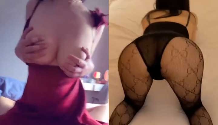 The daily love between a beautiful breast girl and her boyfriend ~ I really enjoy it while fucking and rubbing