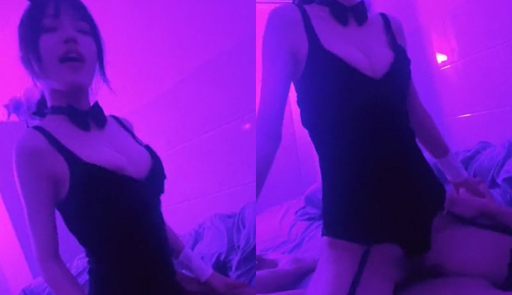 เมียแต่งตัวเป็นกระต่ายสาวเซอร์ไพรส์ผัว