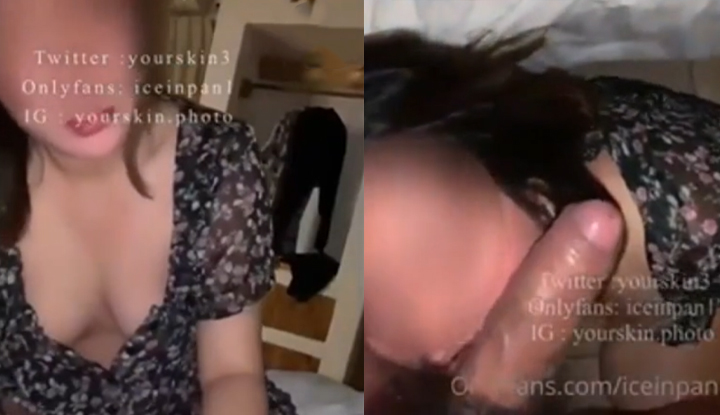 [thailand] a lewd office lady performs oral sex on her husband, films it, and sells it online.