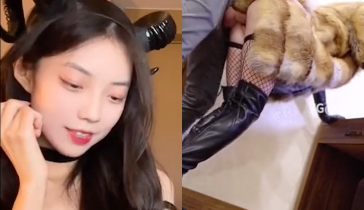 She imitated the barking of animals, I asked her how the puppy barked