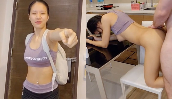 [ไทย] แฟนหิวควยหลังออกกำลังกาย~