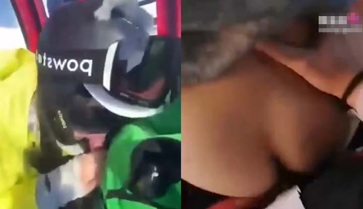 กินควยบนลานสกี