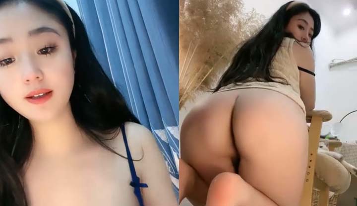 Beautiful newcomer stunner with a round face ~Take out a vibrator with tits