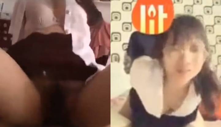leaked video showing a female student's private parts.