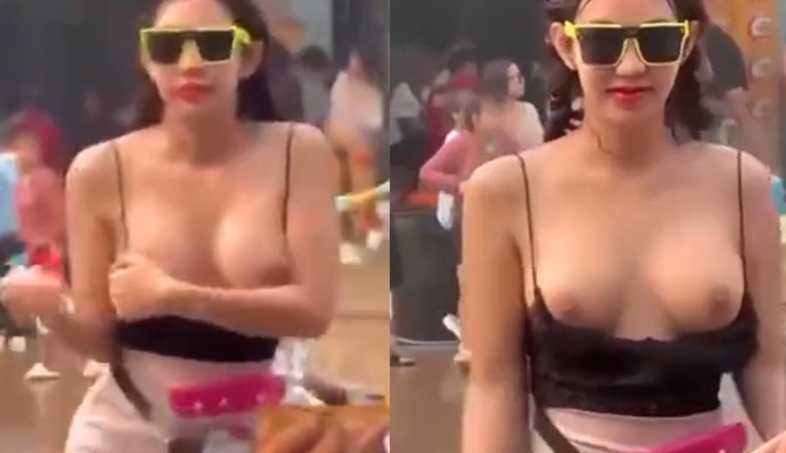 [Thailand] Thailand's Songkran Festival is so exciting this year, and I met a generous girl with breasts on the road~