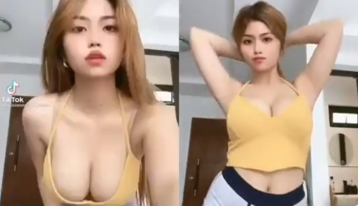 [Philippines] TikTok, big tits and hot girls are dancing ~ those two pills are shaking like this, I guarantee you can't stand it