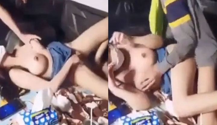 He wanted to show off by riding at the back of the pick up truck.