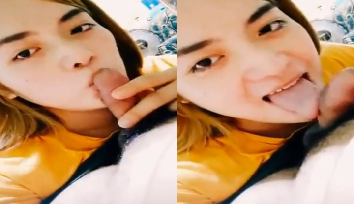 [Philippines] When your girlfriend tries so hard to lick the stick, she just wants to drink fresh soy milk.