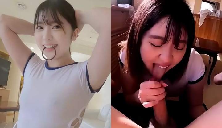 [FC2] 夏希醬的白色緊身衣裝簡直是天使！她撥開頭髮口中塞滿了東西好性感 (FC2-PPV-3393451)