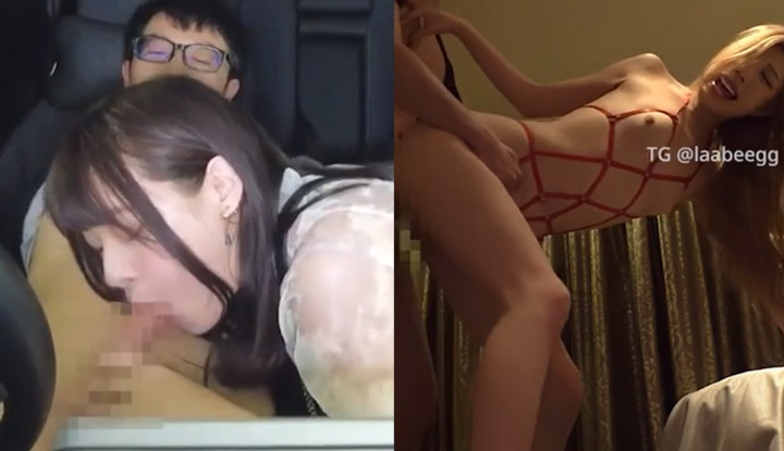 My girlfriend tempted me to lick ice cream in the car, and the passionate fire of making love was ignited. We went from the car to the hotel, such a fulfilling date!