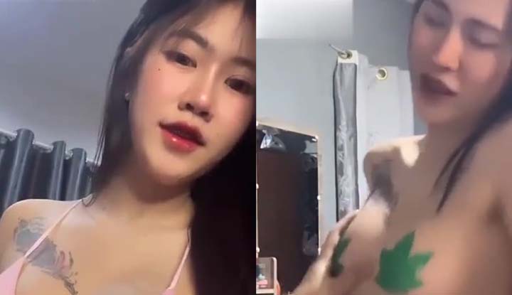 [Tailândia] Gata de peitos perfeitos para encontros casuais ~ Apertando os seios grandes e penetrando na buceta, é realmente uma sensação incrível.