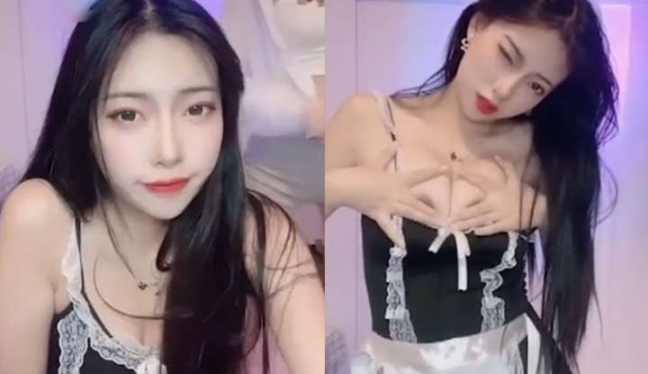 Cô gái xinh đẹp và nóng nảy nhảy sexy và gợi cảm ~ vô tình để lộ núm vú khiến bạn bất ngờ