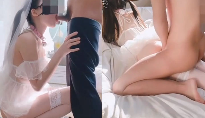 Em gái phúc lợi của tôi đi tất trắng gợi cảm, túm tóc đuôi ngựa đôi và đụ em từ phía sau, thú vị quá