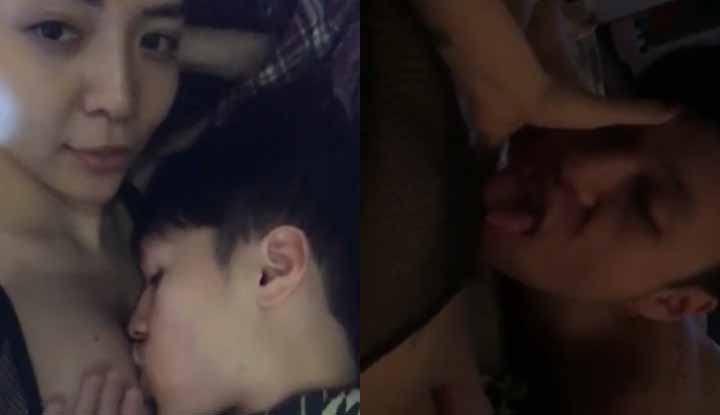 Kawan lelaki itu macam anjing kecil yang ghairah, menjilat seluruh badan sangat selesa betul.