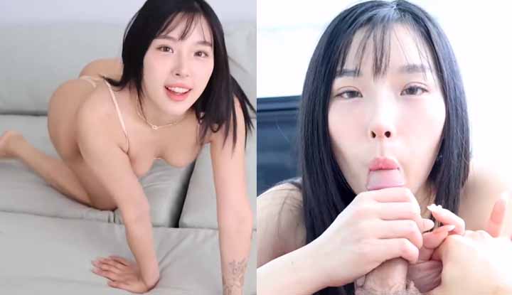 [South Korea] Not just shooting inside the hole is enough~ you have to lick up the remaining semen too.